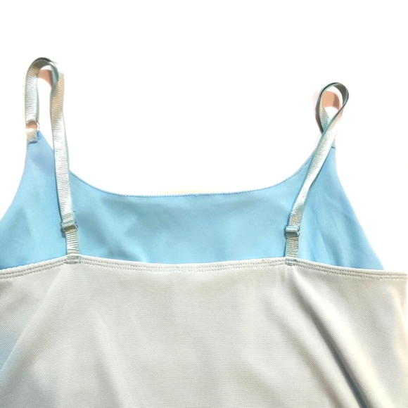 Torrid blue lace tank top - Picture 4 of 6